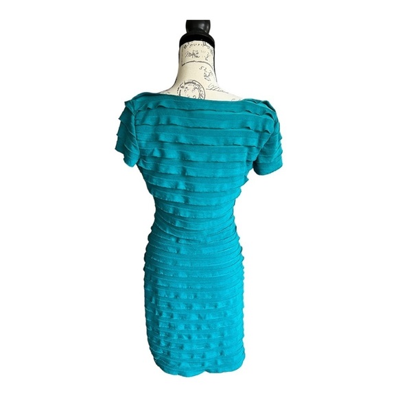 Max Studio Green Ruffle Dress size L - Picture 2 of 8